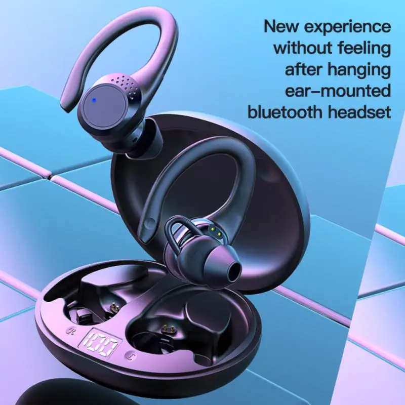 Hifi Stereo Tws Earphones Led Power Display Waterproof Wireless Headphones Ear Hooks Headphone Music Earbuds
Hifi Stereo Tws Earphones Led Power Display Waterproof Wireless Headphones Ear Hooks Headphone Music Earbuds