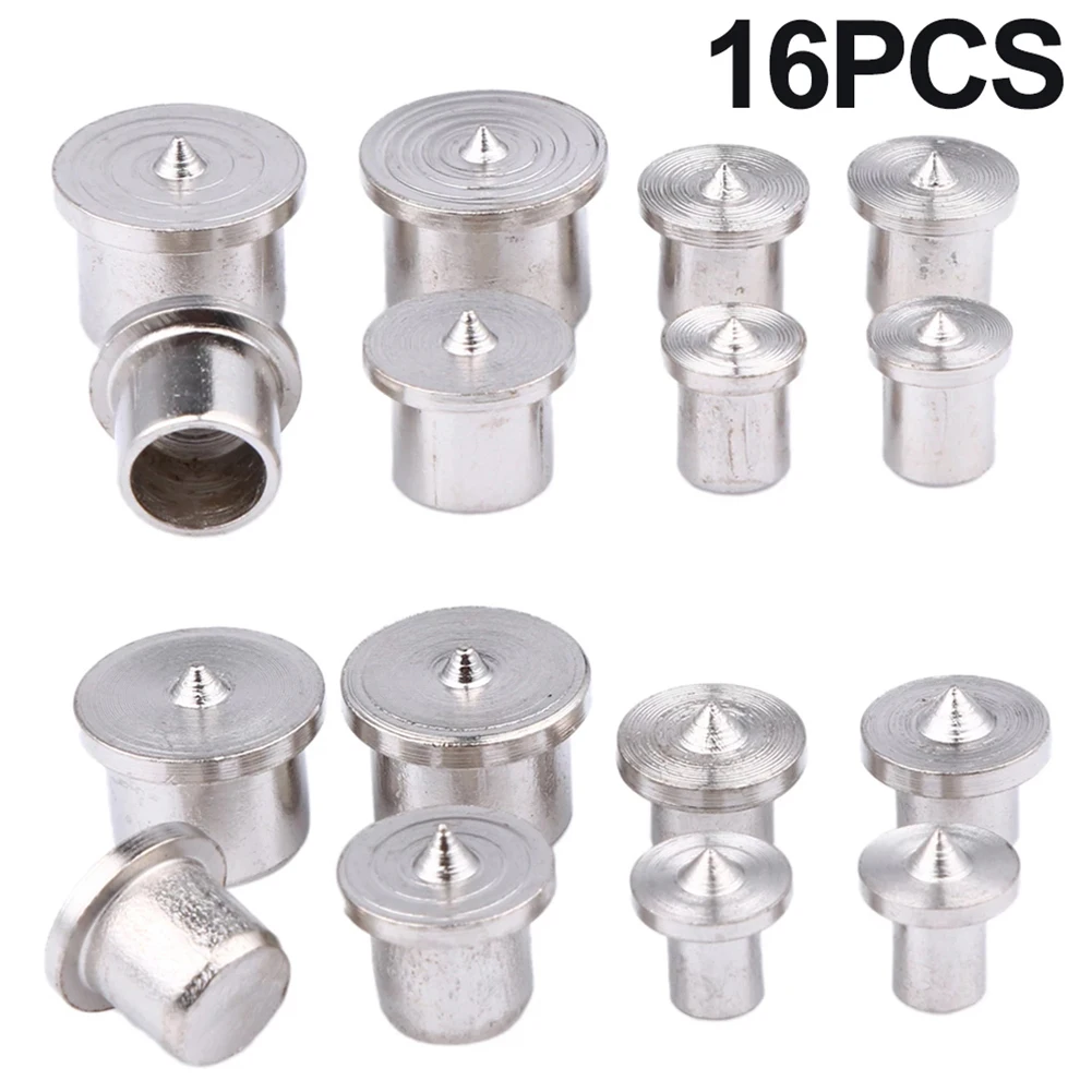 16pcs Dowel Centre Point Set 6/8/10/12mm Woodworking Drill Hole Tenon Center Furniture Positioning Tools
16pcs Dowel Centre Point Set 6/8/10/12mm Woodworking Drill Hole Tenon Center Furniture Positioning Tools