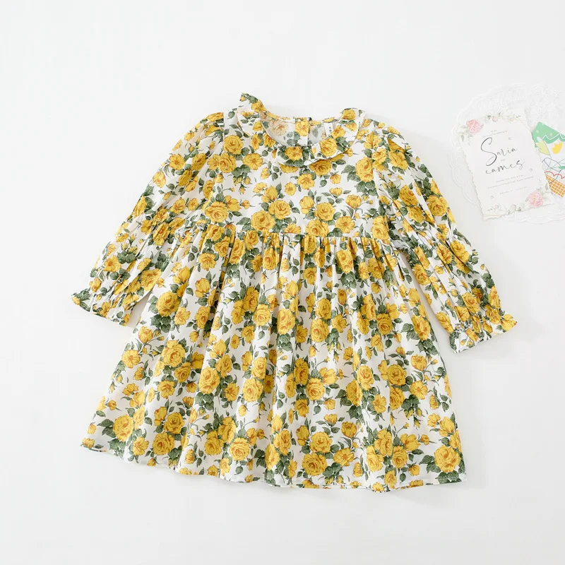 Korean Children's Fall Dress Girl's Dress Vintage Flowers Children's Cotton Princess Girl Dresses Spring Toddler Girl Dresses
Korean Children's Fall Dress Girl's Dress Vintage Flowers Children's Cotton Princess Girl Dresses Spring Toddler Girl Dresses