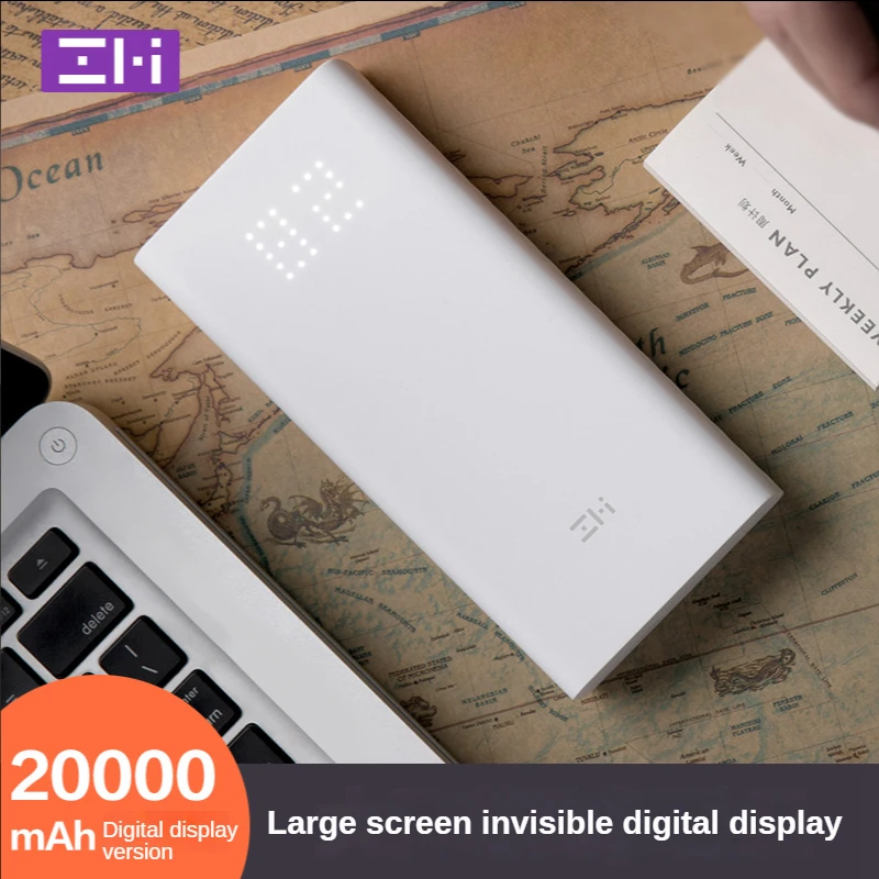 Оригинальный внешний аккумулятор ZMI с цифровым дисплеем, 20000 мАч, Type-C, быстрая зарядка в два направления/флэш-зарядка, компактный портативны...
Оригинальный внешний аккумулятор ZMI с цифровым дисплеем, 20000 мАч, Type-C, быстрая зарядка в два направления/флэш-зарядка, компактный портативны...