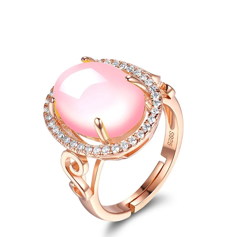 HOYON 925 Silver Color Pink Crystal Open Ring for Women Wedding Rose Gold Color Pink Gemstone Hibiscus Stone Jewelry Free Ship
HOYON 925 Silver Color Pink Crystal Open Ring for Women Wedding Rose Gold Color Pink Gemstone Hibiscus Stone Jewelry Free Ship