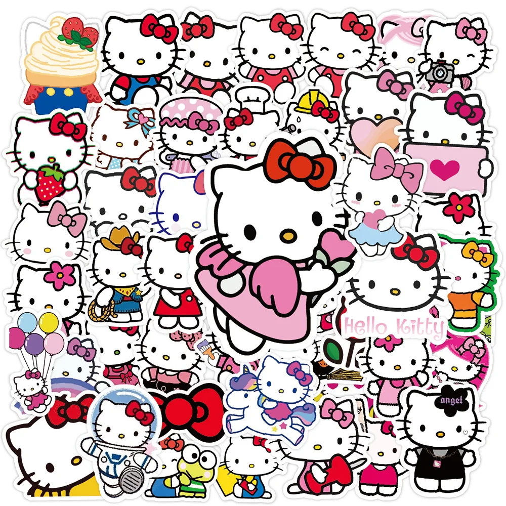 10/30/50pcs Hello Kitty Stickers for Girls Kids Decal Decorative Scrapbooking Guitar Phone Case Laptop Waterproof Cute Sticker
10/30/50pcs Hello Kitty Stickers for Girls Kids Decal Decorative Scrapbooking Guitar Phone Case Laptop Waterproof Cute Sticker