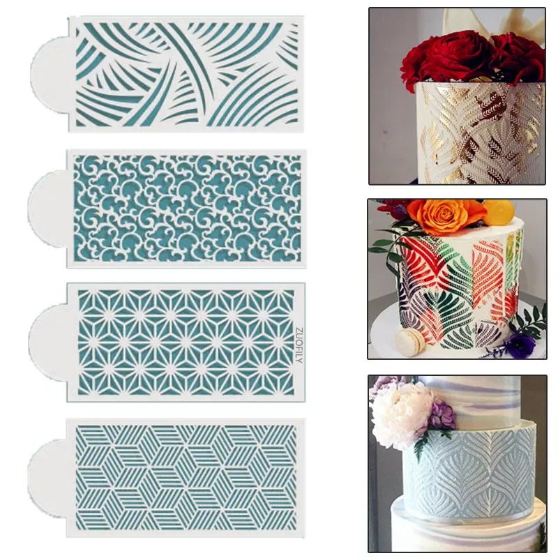 Lace Flower Spike Pattern Fondant Printing Stencil Hollow Sugar Sieve Mold Wedding Cake Stencil Edge Decor Template Baking Tools
Lace Flower Spike Pattern Fondant Printing Stencil Hollow Sugar Sieve Mold Wedding Cake Stencil Edge Decor Template Baking Tools