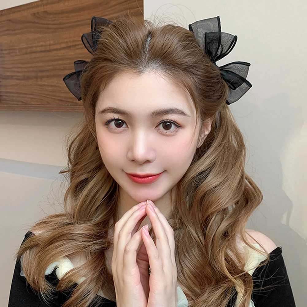 1pcs Black Mesh Hair Bows Clips Vintage Bowknot Side Hairpin Cute Girls Barrettes Headdress Hair Accessories For Women
1pcs Black Mesh Hair Bows Clips Vintage Bowknot Side Hairpin Cute Girls Barrettes Headdress Hair Accessories For Women