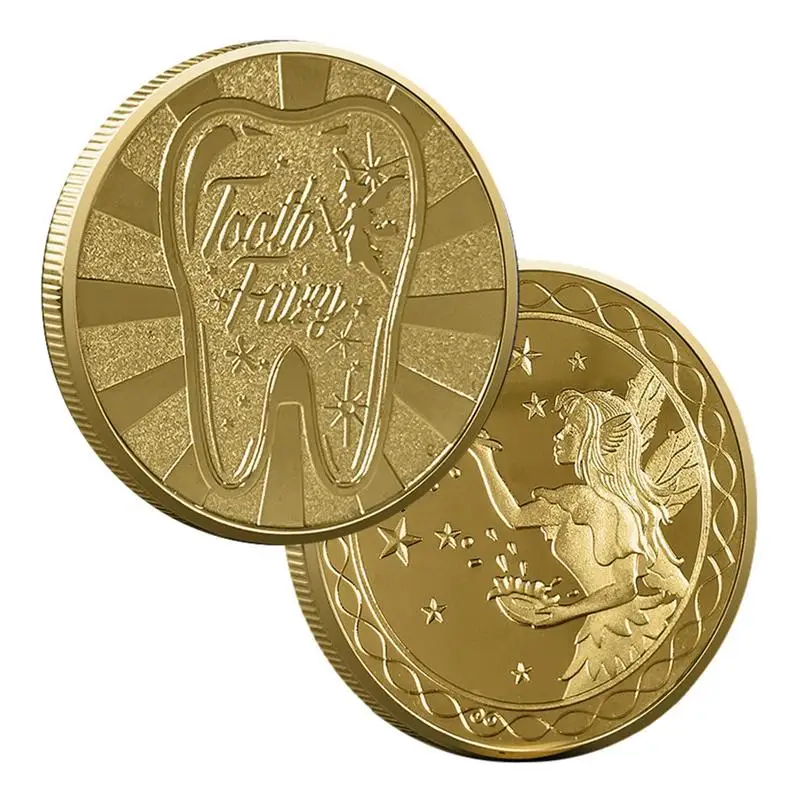 Commemorative Coins Fairy Money Collectible Gold Plated Souvenir Coin Creative Tooth Fairy Commemorative Coin For Toddlers
Commemorative Coins Fairy Money Collectible Gold Plated Souvenir Coin Creative Tooth Fairy Commemorative Coin For Toddlers