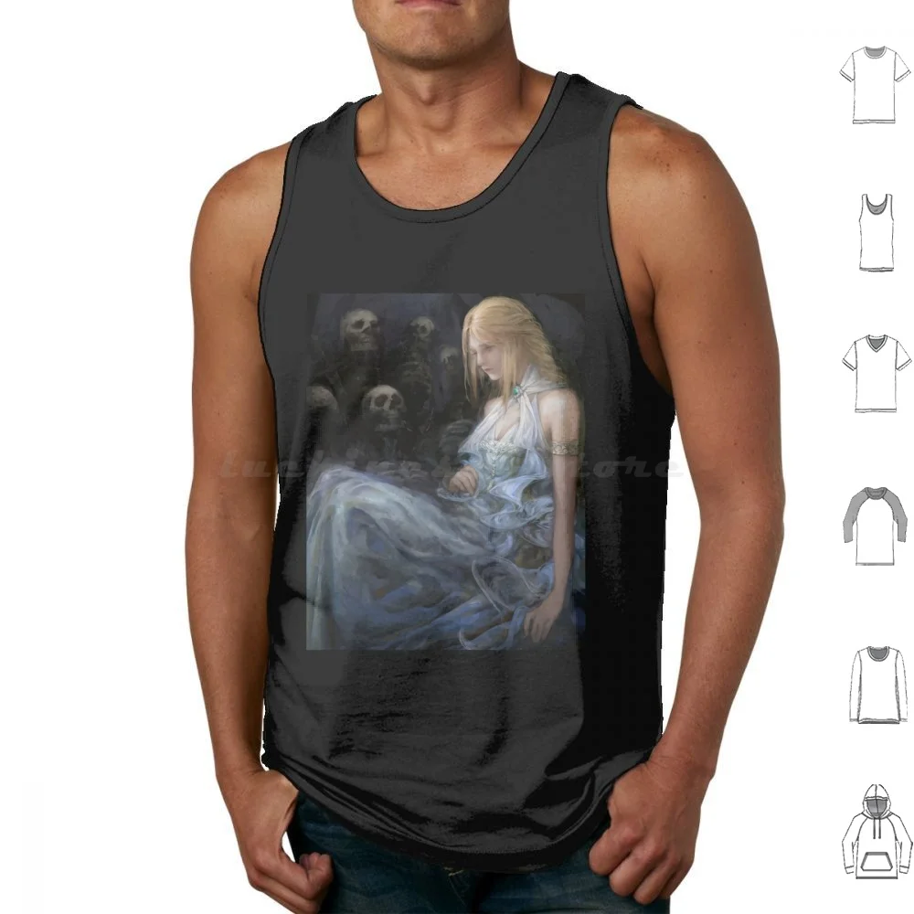 

Fia , The Deathbed Companion , Elden Ring Tank Tops Print Cotton Let Me Solo Her Her Me Solo Let Elden Ring The Elden