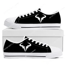 Rafael Nadal tennis player Low Top Sneakers Mens Womens Teenager Canvas Sneaker Casual Custom Made Shoes Customize Shoe