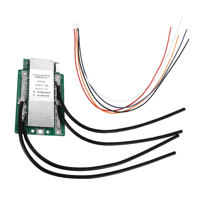 4S 12V 100A Lifepo4 Защитная плата литиевой батареи для автомобильного стартового модуля, высокая сила тока
4S 12V 100A Lifepo4 Защитная плата литиевой батареи для автомобильного стартового модуля, высокая сила тока
