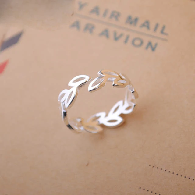 Bohemian Vintage 925 Sterling Silver Leaf Rings for Women Bijoux Gift Female Adjustable Size Finger Rings Anillos Wholesale
Bohemian Vintage 925 Sterling Silver Leaf Rings for Women Bijoux Gift Female Adjustable Size Finger Rings Anillos Wholesale