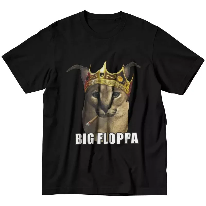2023NEW Floppa Rapper King Crown Tee Poppa Meme T Shirt Men Pre-shrunk Cotton Tshirt Short Sleeve Caracal Cat T-shirt Clothing G
2023NEW Floppa Rapper King Crown Tee Poppa Meme T Shirt Men Pre-shrunk Cotton Tshirt Short Sleeve Caracal Cat T-shirt Clothing G