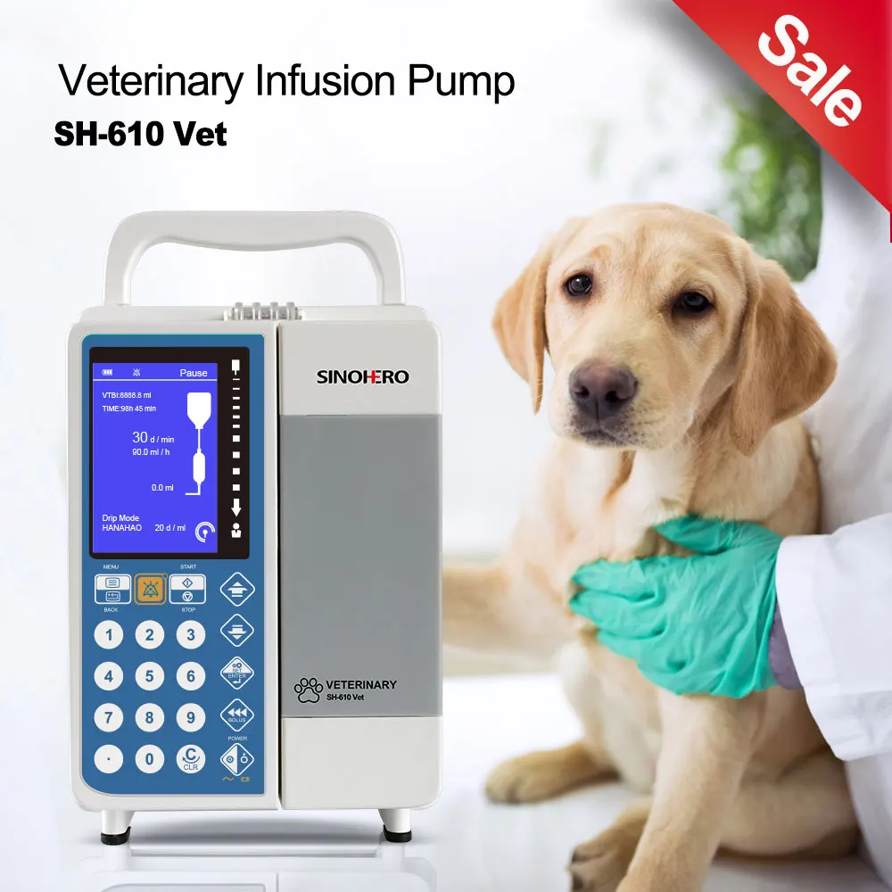 SH-610 Veterinary Infusion Pump LCD Display Real-time Alarm Hospitals Volumetric IV Fluid Syringe Pump Medical Device
SH-610 Veterinary Infusion Pump LCD Display Real-time Alarm Hospitals Volumetric IV Fluid Syringe Pump Medical Device