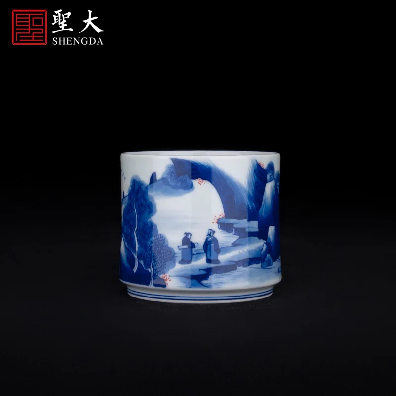 Белая чашка-танк Kangxi с изображением друзей и пианино, Цзиндэчжэнь, высококачественная керамическая чайная чашка кунг-фу, чайная чашка
Белая чашка-танк Kangxi с изображением друзей и пианино, Цзиндэчжэнь, высококачественная керамическая чайная чашка кунг-фу, чайная чашка