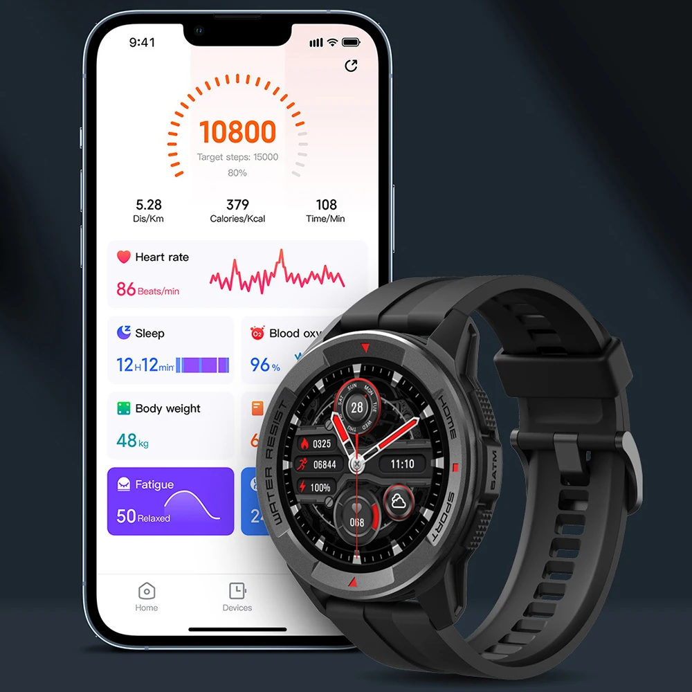 

Xiaomi Smartwatch AMOLED HD Screen 5ATM Waterproof Mibro X1 Smart Watch SpO2 Heart Rate Monitor Men Women Sport Fitness Tracker