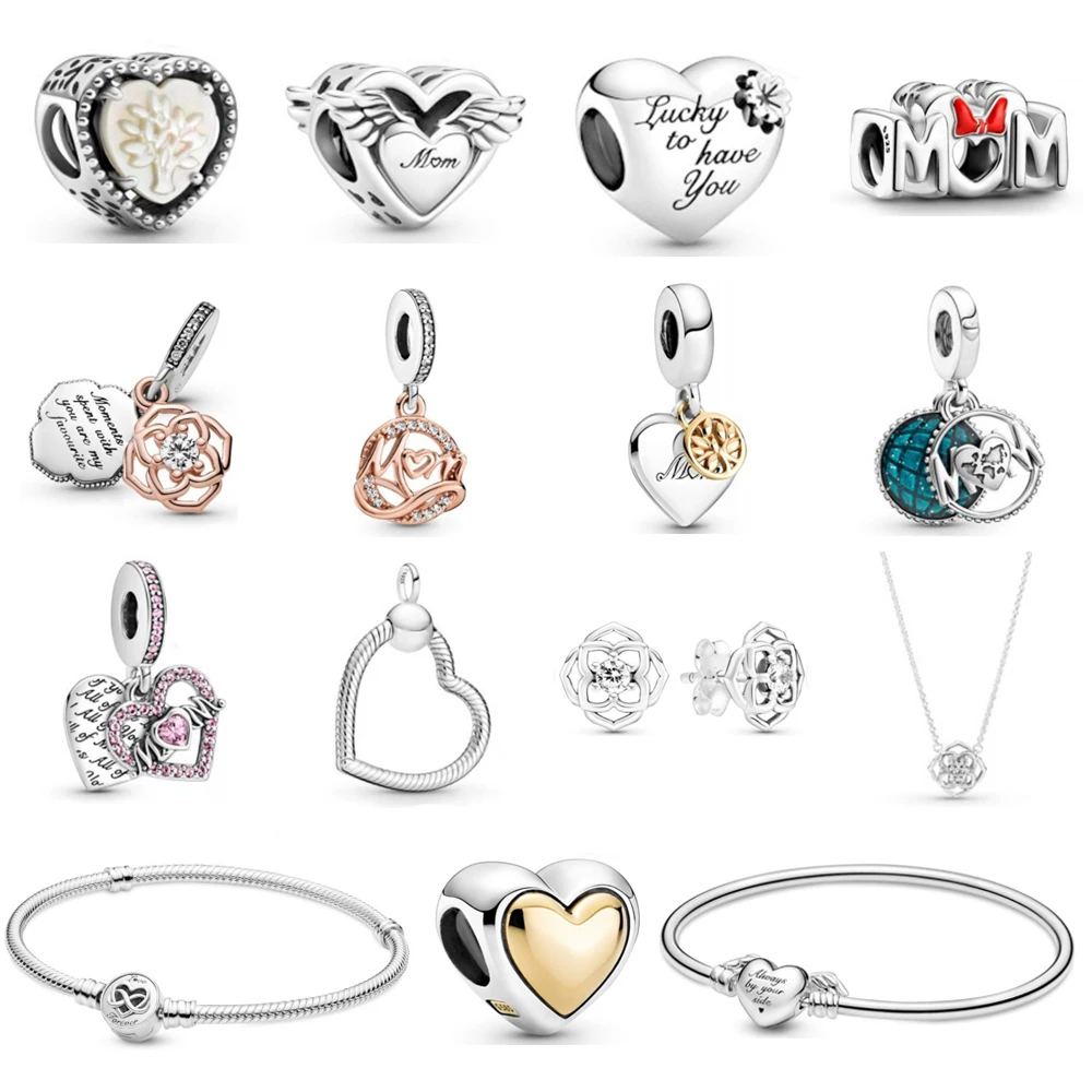 NEW 2021 100% 925 Sterling Silver Limited Edition Mother's Day Charm Pendant Fit DIY Original Bracelet Jewelry Fshion Gift
NEW 2021 100% 925 Sterling Silver Limited Edition Mother's Day Charm Pendant Fit DIY Original Bracelet Jewelry Fshion Gift