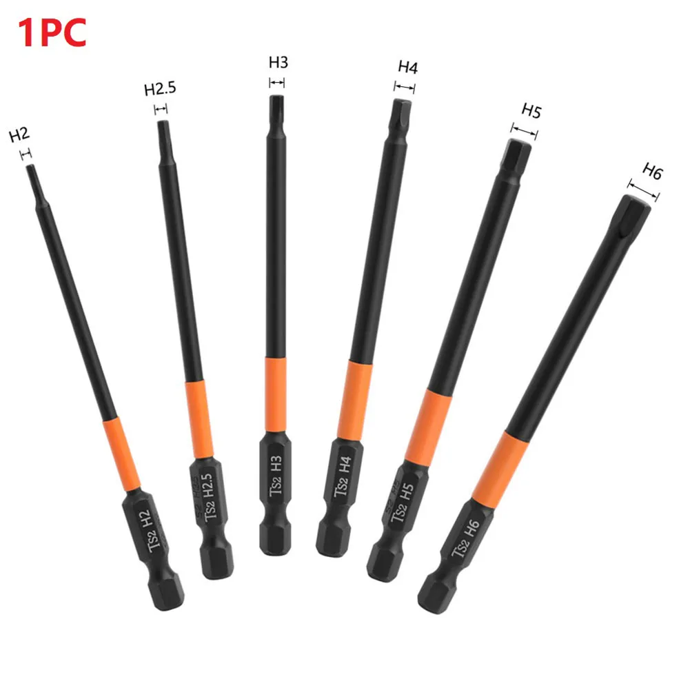 1Pc Hex Head Drill Bit Electric Wrench Screwdriver Bit 100mm Metric H 2 - H6 For Power Drill Tool Accessories
1Pc Hex Head Drill Bit Electric Wrench Screwdriver Bit 100mm Metric H 2 - H6 For Power Drill Tool Accessories