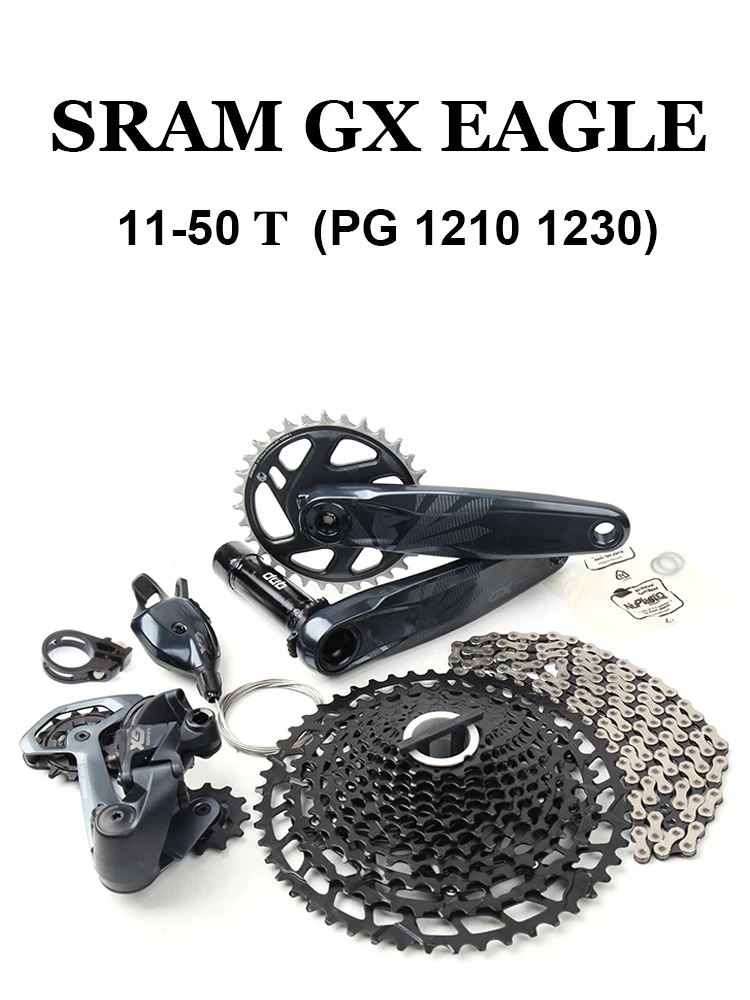 

SRAM GX EAGLE DUB 1X12 Speed MTB Groupset Kit Shifter Lever Trigger Rear Derailleur Crankset Cassette 11-50T Freewheel Chain