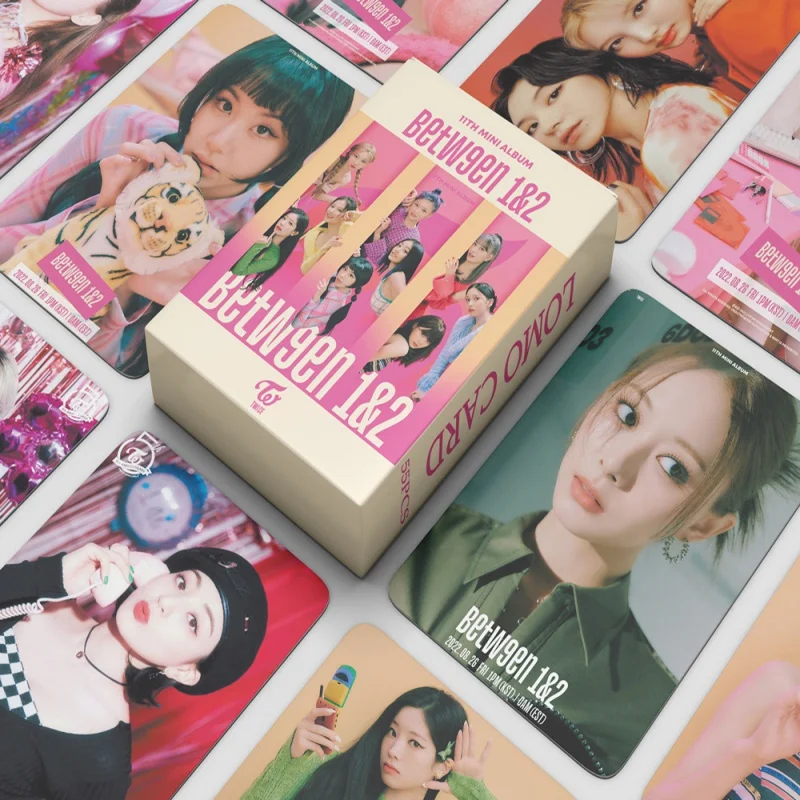 54PCS/set Kpop TWICE Between 1&2 Lomo Cards New Photo Album The Feels HD High Photocard K-pop TWICE fans gift
54PCS/set Kpop TWICE Between 1&2 Lomo Cards New Photo Album The Feels HD High Photocard K-pop TWICE fans gift