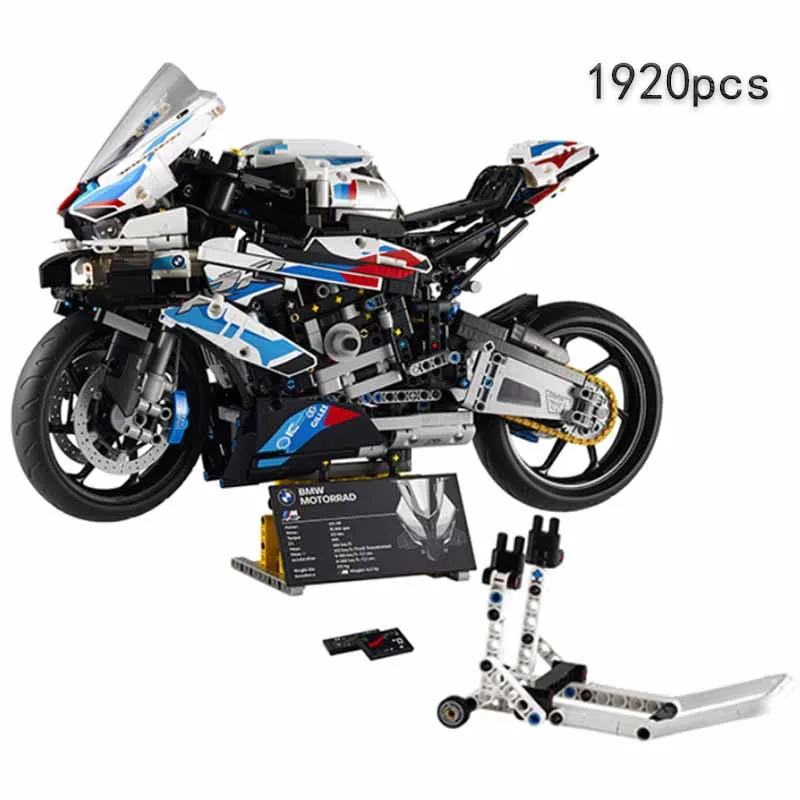 NEW 1920pcs Technical& Motorcycle Car 42130 Model Building Blocks Racing car City Vehicle MOC Motorbike Bricks Kits Toys Kids
NEW 1920pcs Technical& Motorcycle Car 42130 Model Building Blocks Racing car City Vehicle MOC Motorbike Bricks Kits Toys Kids
