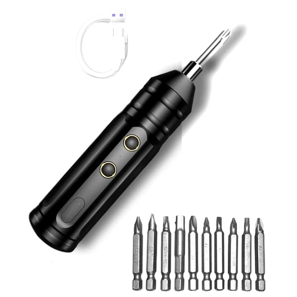 Household Electric Screwdriver Rechargeable Small Electric Screwdriver Mini Screw Tool Hand Electric Drill 10-Piece Set
Household Electric Screwdriver Rechargeable Small Electric Screwdriver Mini Screw Tool Hand Electric Drill 10-Piece Set