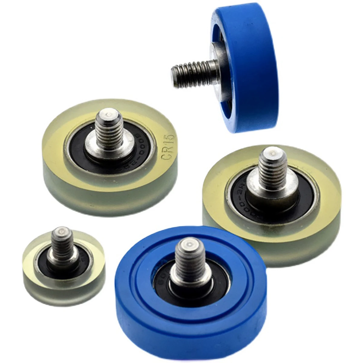 1pcs PU Coated Roller Wheels Externally Threaded Polyurethane Forming Bearing With M8 Screw OD 24 26 28 30 32 35 36 38 40 45
1pcs PU Coated Roller Wheels Externally Threaded Polyurethane Forming Bearing With M8 Screw OD 24 26 28 30 32 35 36 38 40 45