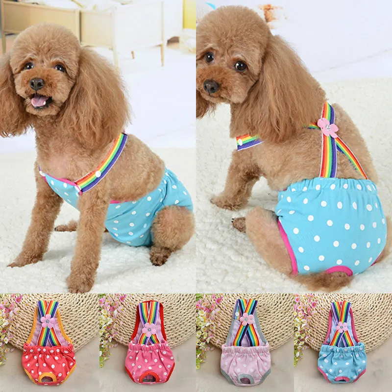 Dots Print Dog Shorts Diaper Sanitary Physiological Pants Washable Female Pet Short Panties Menstruation Underwear Briefs 
Dots Print Dog Shorts Diaper Sanitary Physiological Pants Washable Female Pet Short Panties Menstruation Underwear Briefs