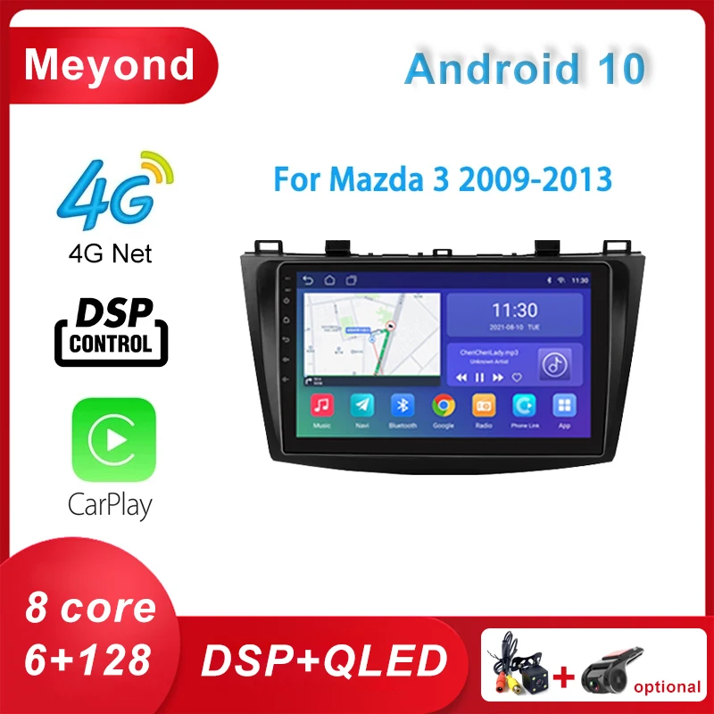 6++128GB AI Voice 2 din Android Auto Radio for Mazda 3 2009 2010-2013 Carplay 4G Car Multimedia GPS 2din autoradio DSP Stereo
6++128GB AI Voice 2 din Android Auto Radio for Mazda 3 2009 2010-2013 Carplay 4G Car Multimedia GPS 2din autoradio DSP Stereo
