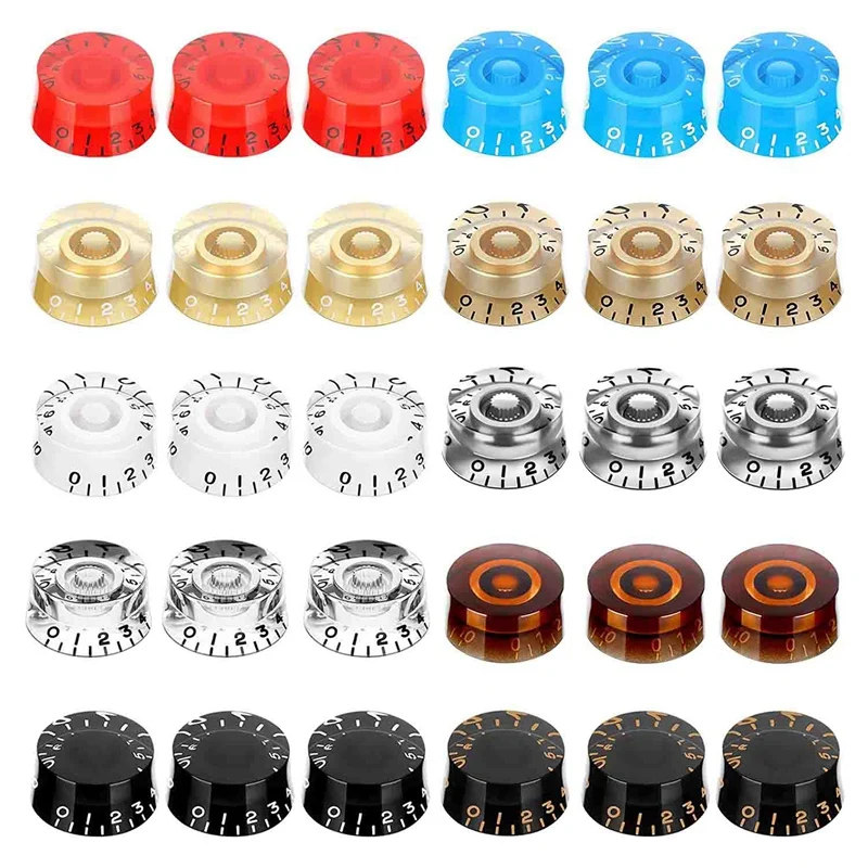 30 PCS Electric Guitar Knobs,Guitar Volume And Tone Knobs,Guitar Knobs Bass Musical Instrument Parts Replacement
30 PCS Electric Guitar Knobs,Guitar Volume And Tone Knobs,Guitar Knobs Bass Musical Instrument Parts Replacement