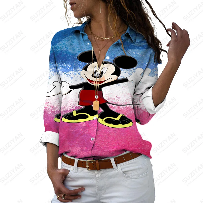 Summer Diseny 3D Print Women's Shirt Long Sleeve Casual Collar Button Casual Shirt Tops Casual Streetwear Yellow Shirts Tops Tee
Summer Diseny 3D Print Women's Shirt Long Sleeve Casual Collar Button Casual Shirt Tops Casual Streetwear Yellow Shirts Tops Tee