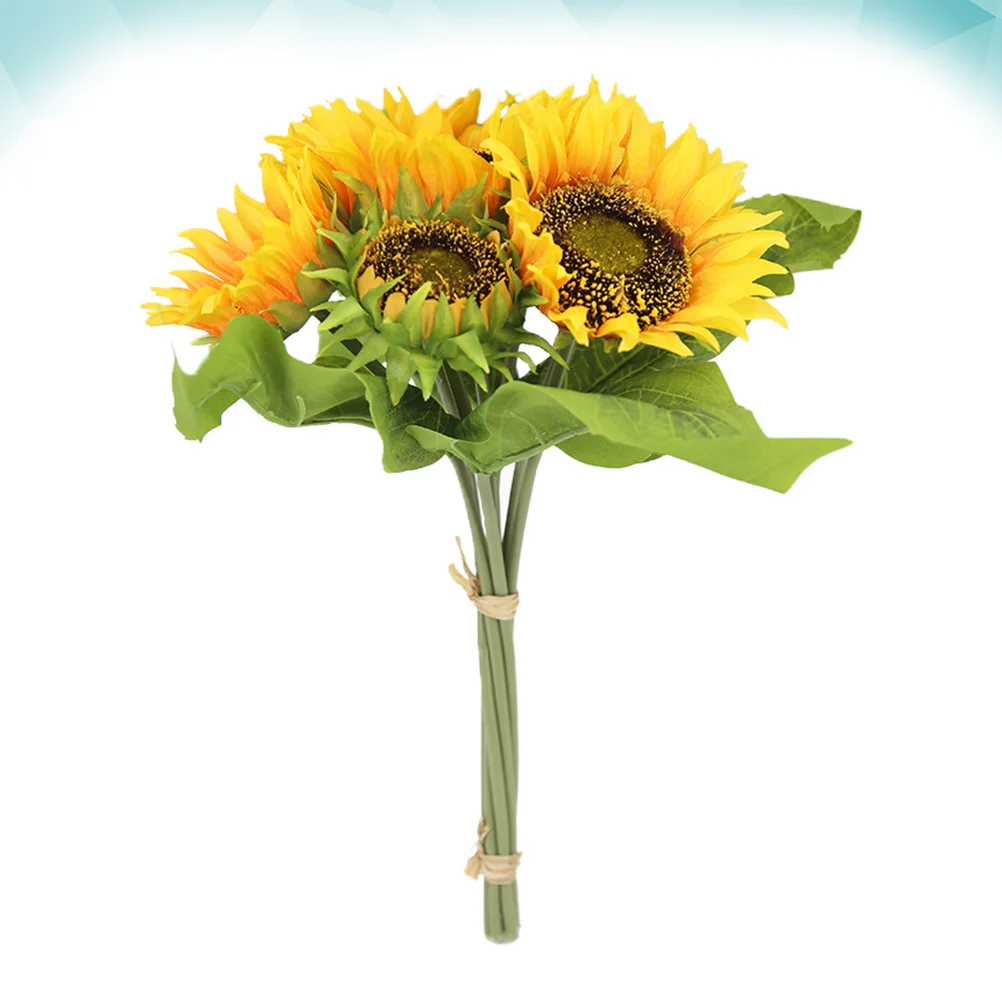 1PC Premium Lifelike Beautiful Fake Flower Sunflower Bouquet Simulation Flower for Wedding Decoration Home Desk
1PC Premium Lifelike Beautiful Fake Flower Sunflower Bouquet Simulation Flower for Wedding Decoration Home Desk