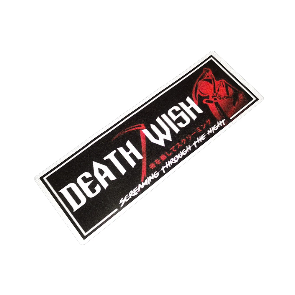 Jdm Car Motorcycle Totem for Death Wish Tuning Decorative Sticker Auto Accessories Japan Style Pvc Reflective Effect 20cm
Jdm Car Motorcycle Totem for Death Wish Tuning Decorative Sticker Auto Accessories Japan Style Pvc Reflective Effect 20cm