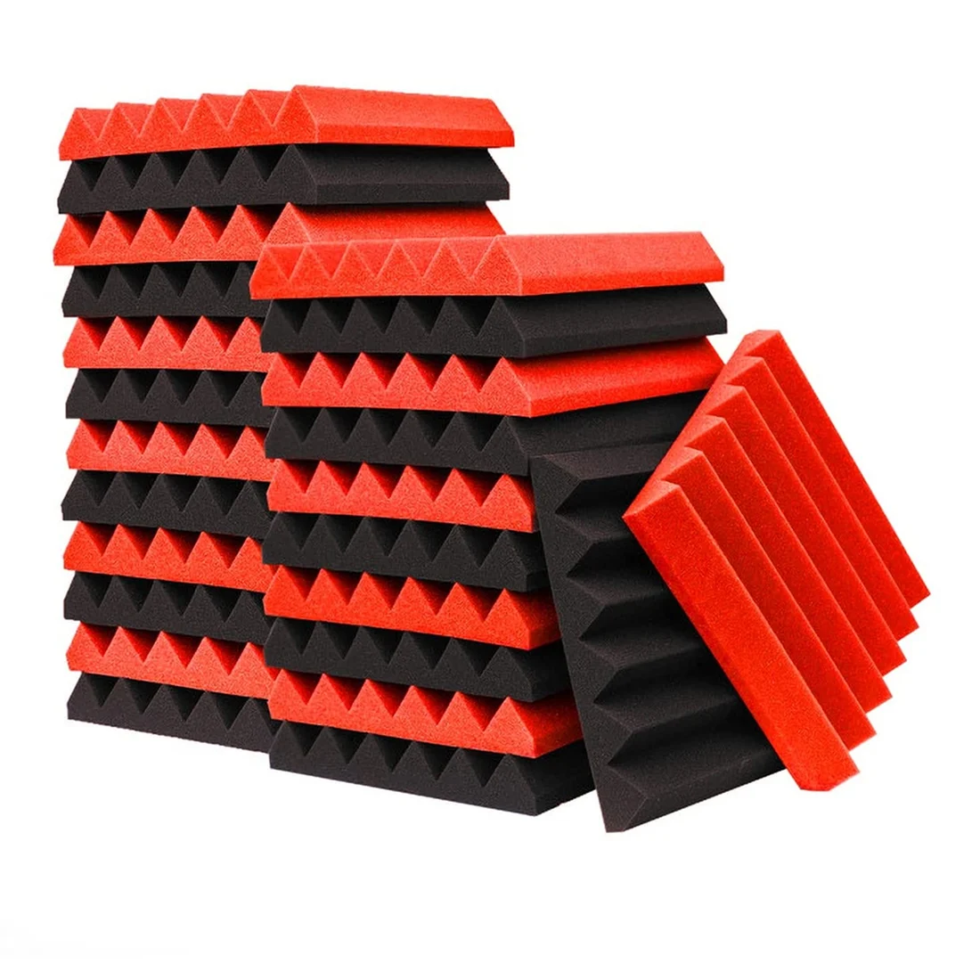 24Pcs Acoustic Foam Panels,Triangle Groove Studio Wedge Tiles,Fireproof Sound Panels Soundproof Foam for Wall,
24Pcs Acoustic Foam Panels,Triangle Groove Studio Wedge Tiles,Fireproof Sound Panels Soundproof Foam for Wall,