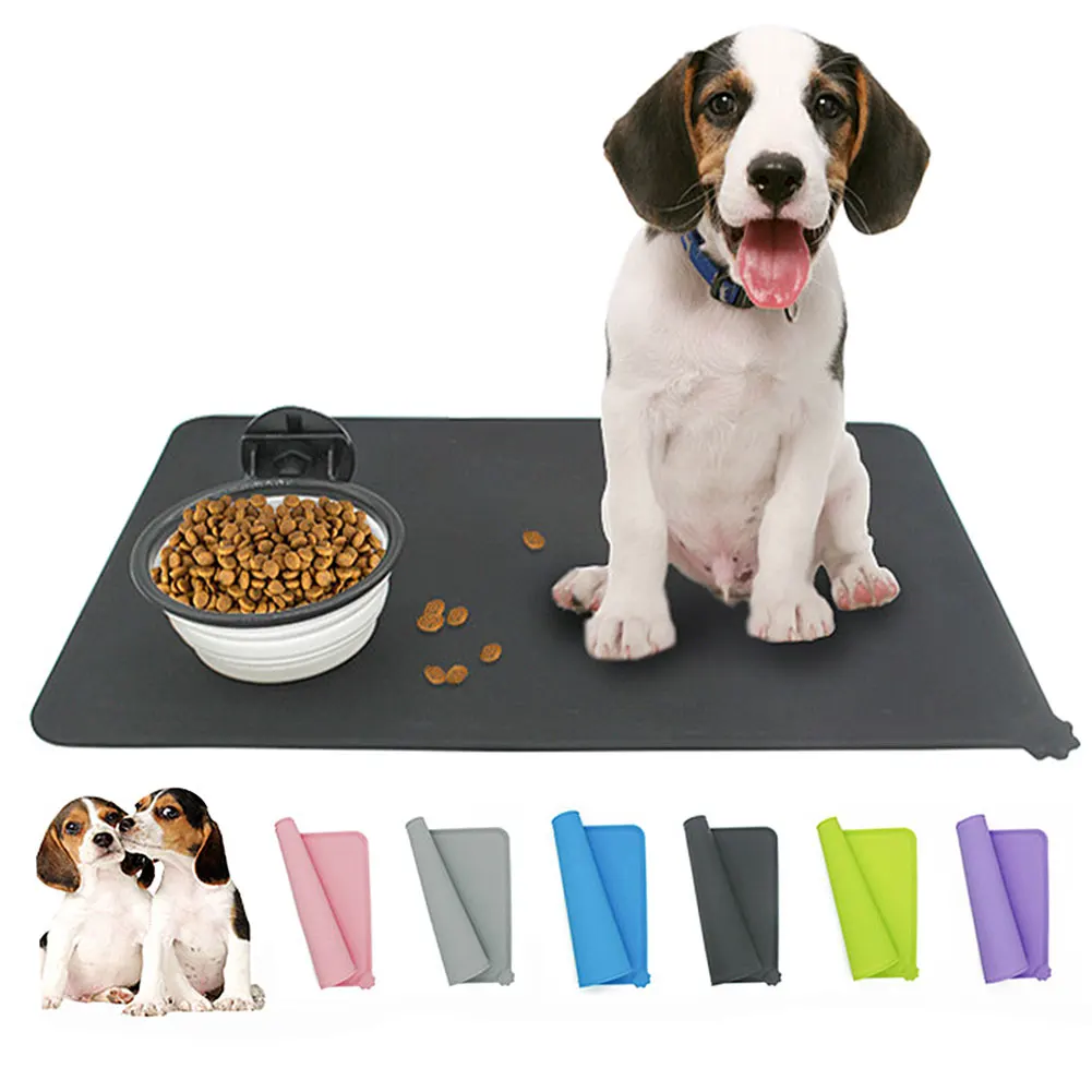 Anti-slip Solid Color Silicone Pad Pets Bowl Waterproof Pet Food Mat For Dog Cat Drinking Mat Feeding Placemat Easy Washing
Anti-slip Solid Color Silicone Pad Pets Bowl Waterproof Pet Food Mat For Dog Cat Drinking Mat Feeding Placemat Easy Washing
