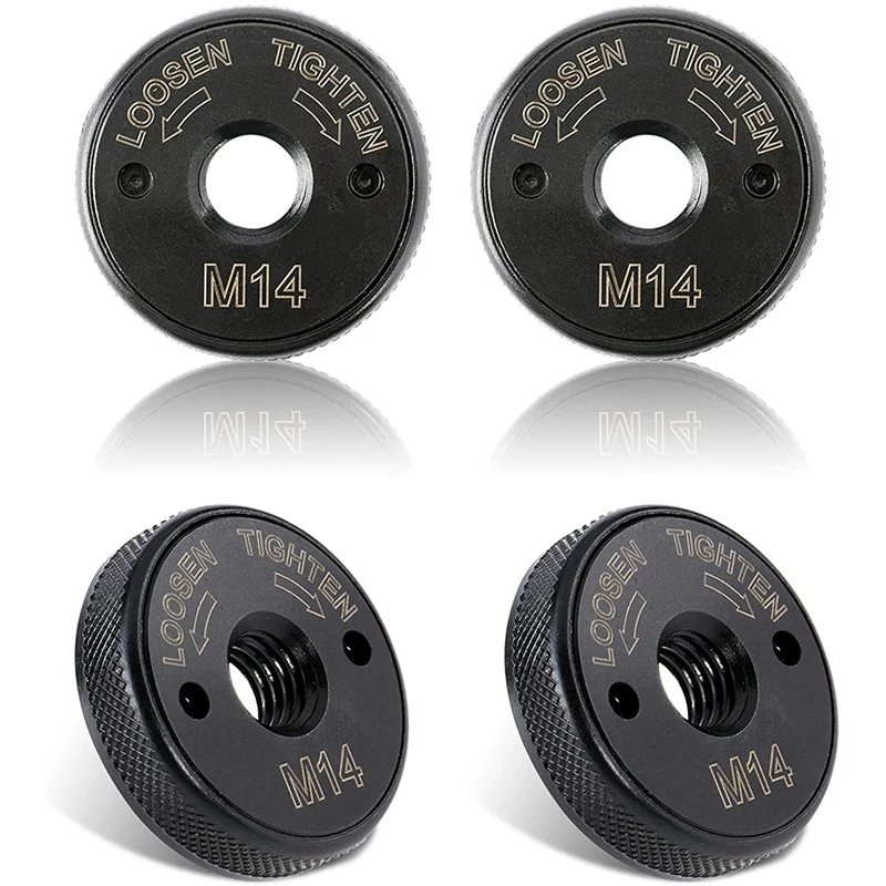 4 Pieces Quick Clamping Nut, Quick Clamping Nut M14 For All Angle Grinders, Clamping Nut M14
4 Pieces Quick Clamping Nut, Quick Clamping Nut M14 For All Angle Grinders, Clamping Nut M14