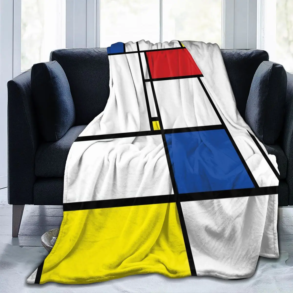Mondrian Minimalist De Stijl Modern Throw Blanket Customizable Comfortable Camping Multi Style
Mondrian Minimalist De Stijl Modern Throw Blanket Customizable Comfortable Camping Multi Style