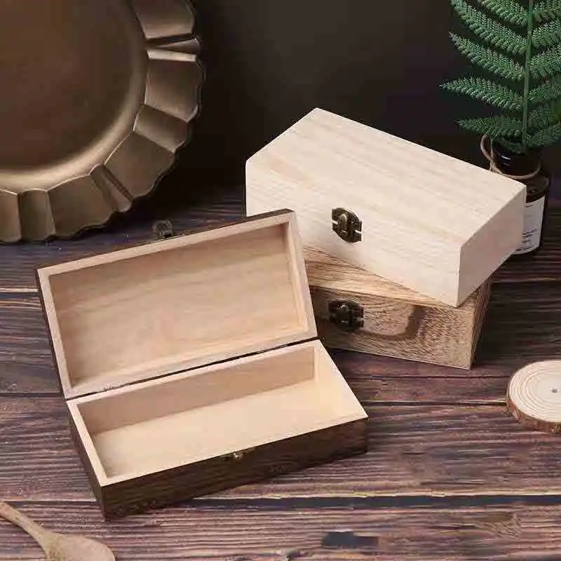 Rectangular Wooden Storage Box Vintage Wooden Box Wooden Gift Packaging Box Flip Type Multi Color Storage Jewelry Necklace Ring
Rectangular Wooden Storage Box Vintage Wooden Box Wooden Gift Packaging Box Flip Type Multi Color Storage Jewelry Necklace Ring