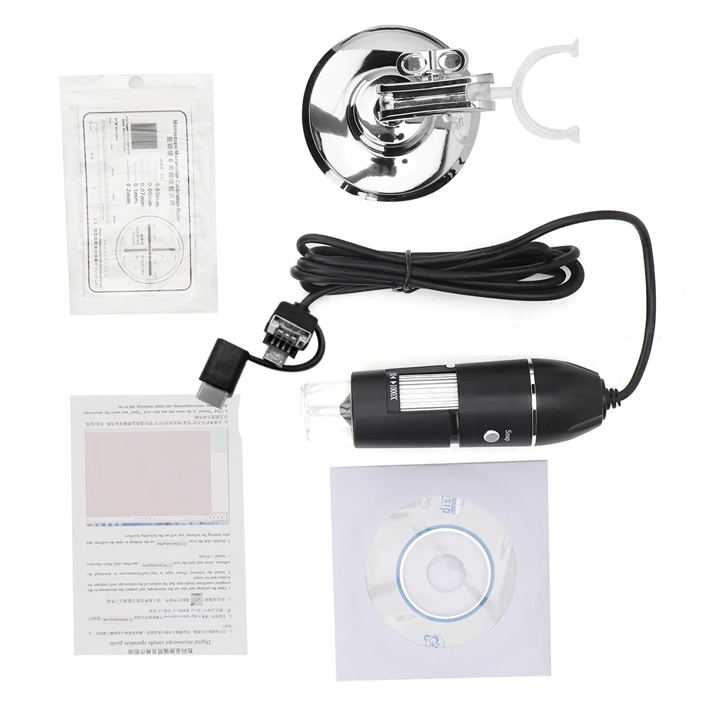 X4D-30W-C 3-in-1 Digital Microscope Magnifier Wired 1000X HD USB for PC for Android 3 3
X4D-30W-C 3-in-1 Digital Microscope Magnifier Wired 1000X HD USB for PC for Android 3 3