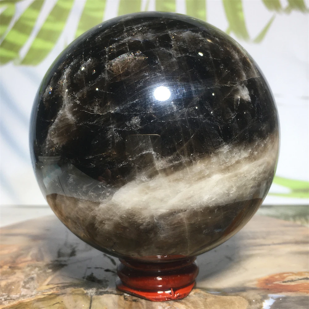 Natural Black Smoky Quartz Crystal Sphere Reiki Energy Gem Mineral Sample Stone Ball Living Room Decoration Accessories Modern
Natural Black Smoky Quartz Crystal Sphere Reiki Energy Gem Mineral Sample Stone Ball Living Room Decoration Accessories Modern