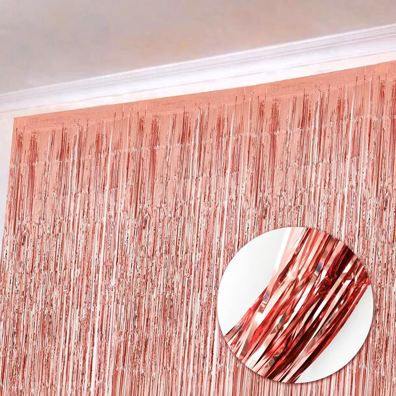 LuanQI Aluminum Foil Gradient Rain Curtain Children's Birthday Party Wedding Background Wall Decoratio Stage Decoration Backdrop
LuanQI Aluminum Foil Gradient Rain Curtain Children's Birthday Party Wedding Background Wall Decoratio Stage Decoration Backdrop