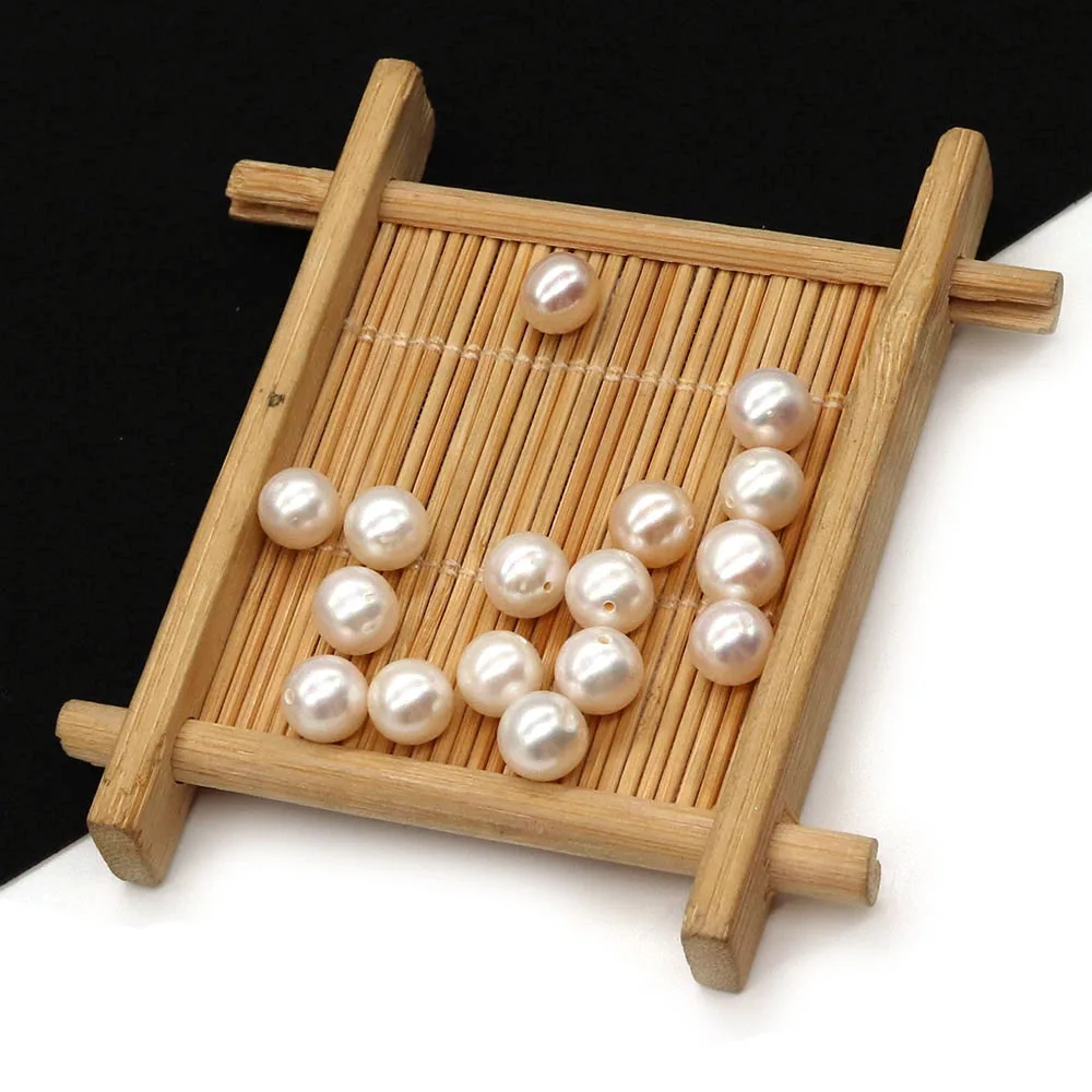 High-quality Natural Freshwater Pearls Near Round Half-hole Making Earrings Beads 3-11mm Fine DIY Necklace Bracelet Accessories
High-quality Natural Freshwater Pearls Near Round Half-hole Making Earrings Beads 3-11mm Fine DIY Necklace Bracelet Accessories