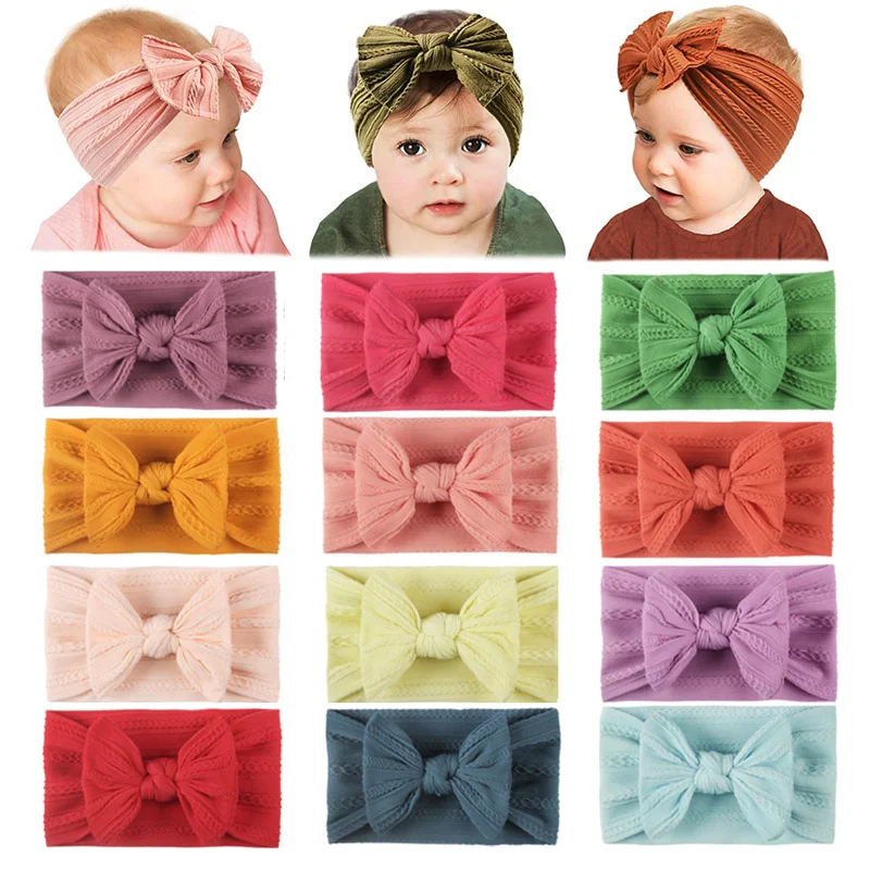 Soft Nylon Hair Bands For Baby Girls Knit Baby Turbans Hair Bow Kids Headwear Elastic Baby Headbands Hair Accessories
Soft Nylon Hair Bands For Baby Girls Knit Baby Turbans Hair Bow Kids Headwear Elastic Baby Headbands Hair Accessories