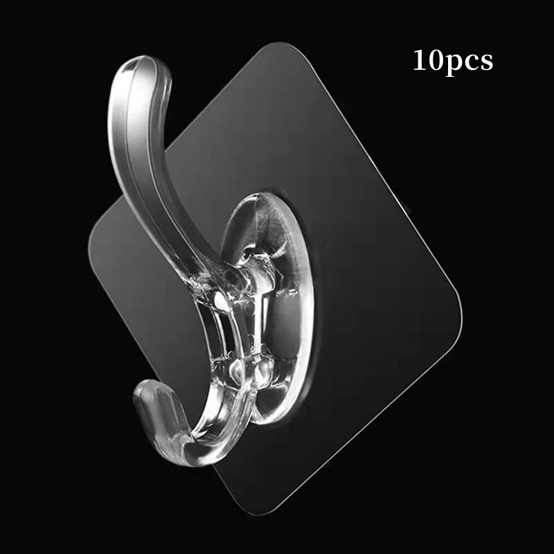 5/10PCS Wall-Mounted Household Transparent Seamless Sticky Hook Waterproof Kitchen Bathroom Strong Sticky Wall Hook Hanger
5/10PCS Wall-Mounted Household Transparent Seamless Sticky Hook Waterproof Kitchen Bathroom Strong Sticky Wall Hook Hanger
