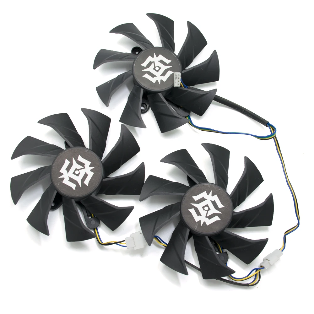 85MM 12V Video Card Fan Replacement For Zotac GeForce GTX 1050Ti -4GD5 Destroyer GTX1060 Graphics Card Cooling Fan
85MM 12V Video Card Fan Replacement For Zotac GeForce GTX 1050Ti -4GD5 Destroyer GTX1060 Graphics Card Cooling Fan