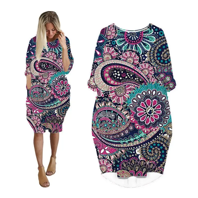 Рождественские платья больших размеров для женщин, модная женская одежда в Корейском стиле с длинным рукавом, женское платье-миди с Пейсли
Рождественские платья больших размеров для женщин, модная женская одежда в Корейском стиле с длинным рукавом, женское платье-миди с Пейсли