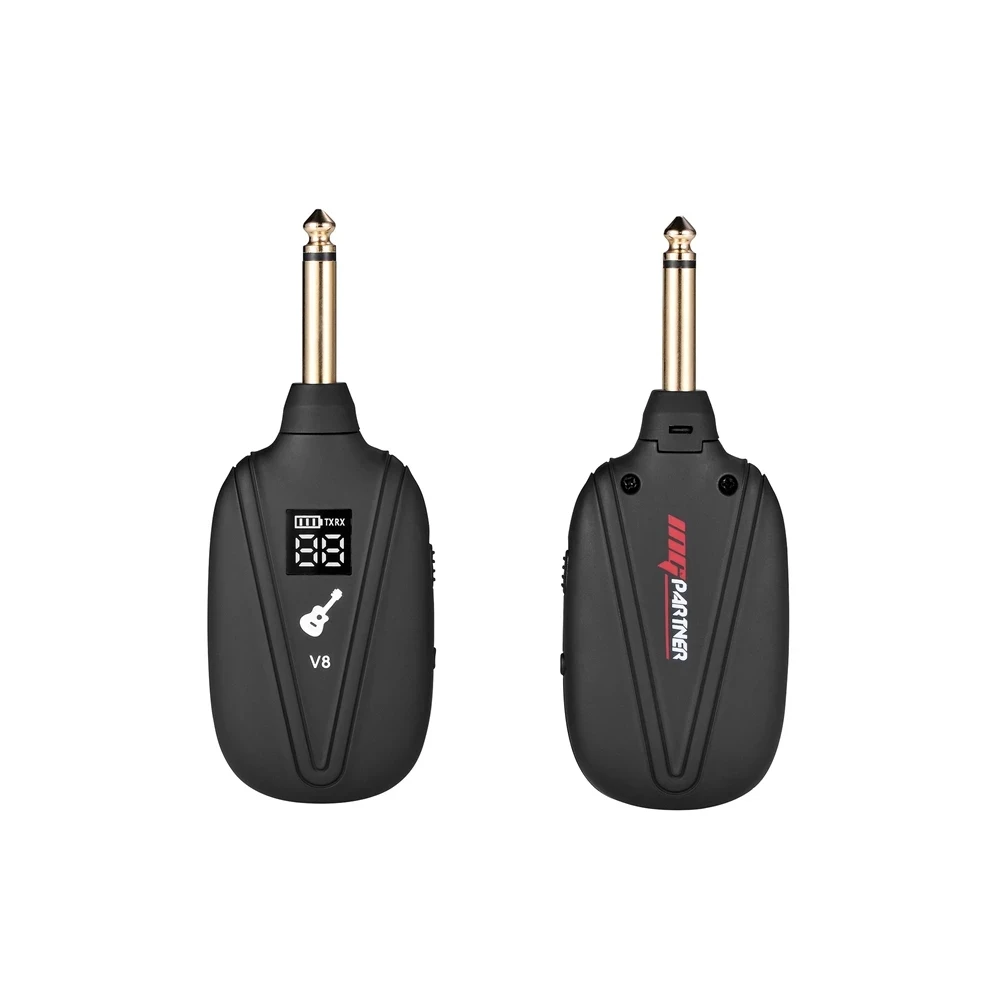 V8 Uhf Wireless Guitar System Rechargeable Wireless Electric Guitar System Transmitter Receiver 4 Channels 50M for Guitar
V8 Uhf Wireless Guitar System Rechargeable Wireless Electric Guitar System Transmitter Receiver 4 Channels 50M for Guitar