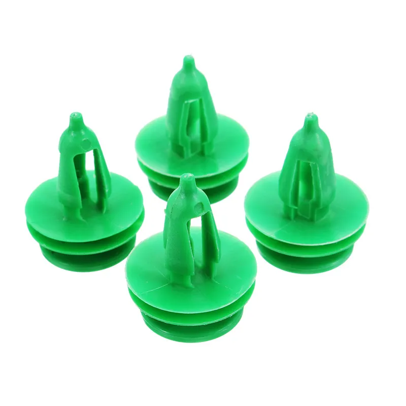 

50PCS 8MM Auto Fastener & Clips Car Door Panel Trim Fasteners Plastic Green Clips For Chrysler WJ For Jeep Grand Cherokee
