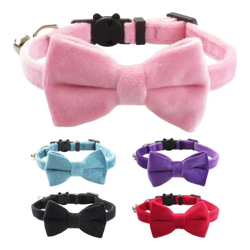 Pet Collar With Bell Comfortable Cat Adjustable Collar With Bow Pet Supplies For Outdoor Activities For Photography Wedding Home
Pet Collar With Bell Comfortable Cat Adjustable Collar With Bow Pet Supplies For Outdoor Activities For Photography Wedding Home