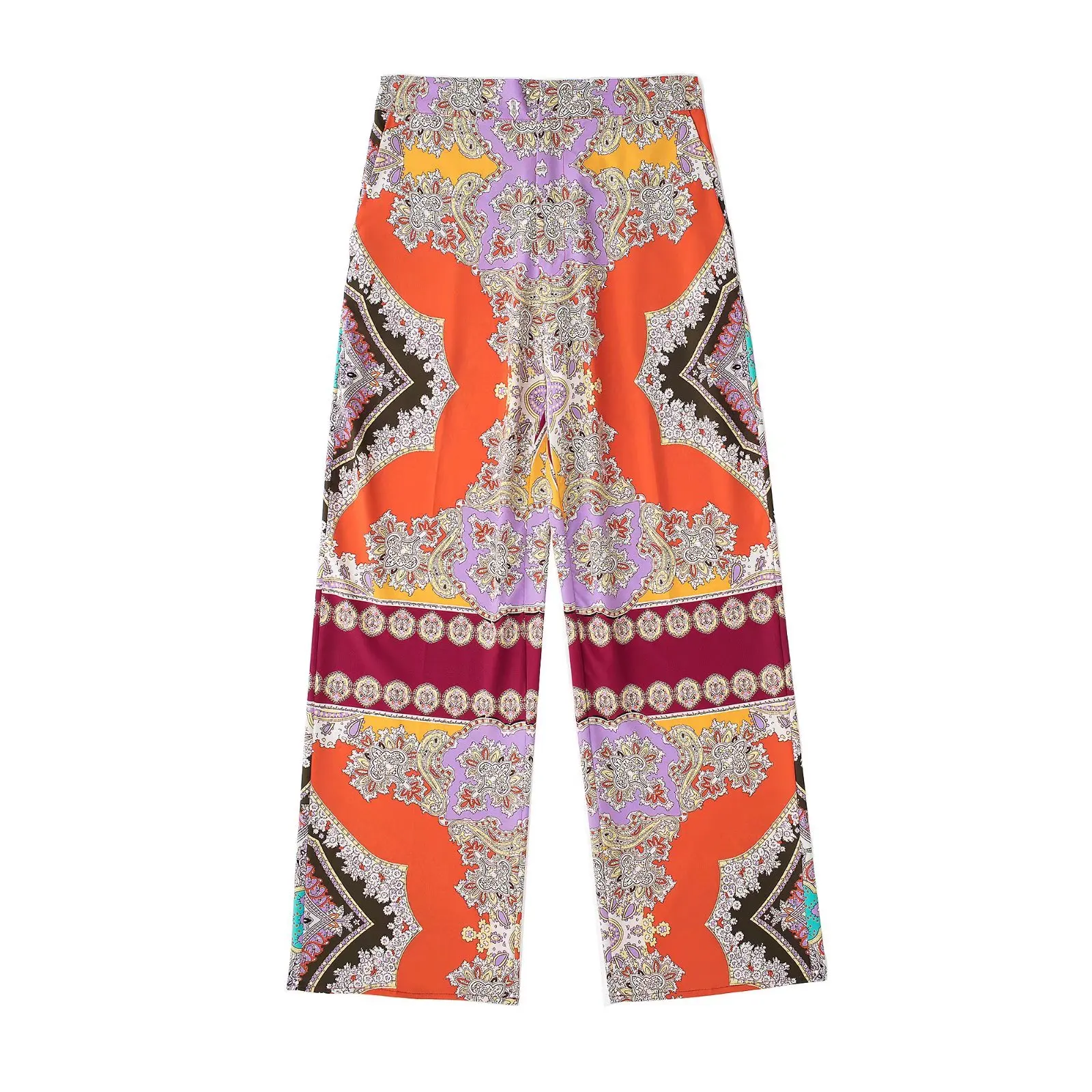 2022 Women Fashion With Belt Paisley Print Straight Pants Vintage High Waist Front Darts Female Trousers Mujer
2022 Women Fashion With Belt Paisley Print Straight Pants Vintage High Waist Front Darts Female Trousers Mujer