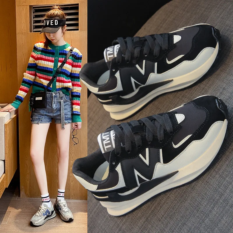 Women Sneakers Platform Chunky Shoes PU Leather Fashion Mix Color Casual Daily Sneakers Lady Footwear Retro Casual Shoes
Women Sneakers Platform Chunky Shoes PU Leather Fashion Mix Color Casual Daily Sneakers Lady Footwear Retro Casual Shoes