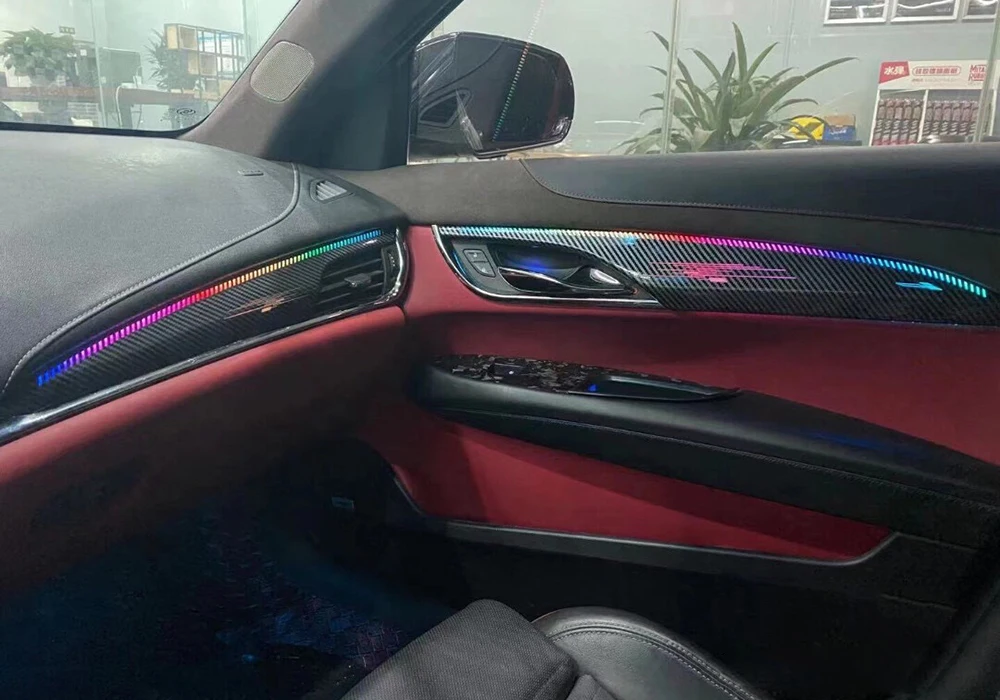 Автомобильная панель из углеродного волокна для двери, окружасветильник для Cadillac ATS, светильник щение, светодиодная атмосфера, лампа внутреннего освещения светильник s, управление рулем
Автомобильная панель из углеродного волокна для двери, окружасветильник для Cadillac ATS, светильник щение, светодиодная атмосфера, лампа внутреннего освещения светильник s, управление рулем