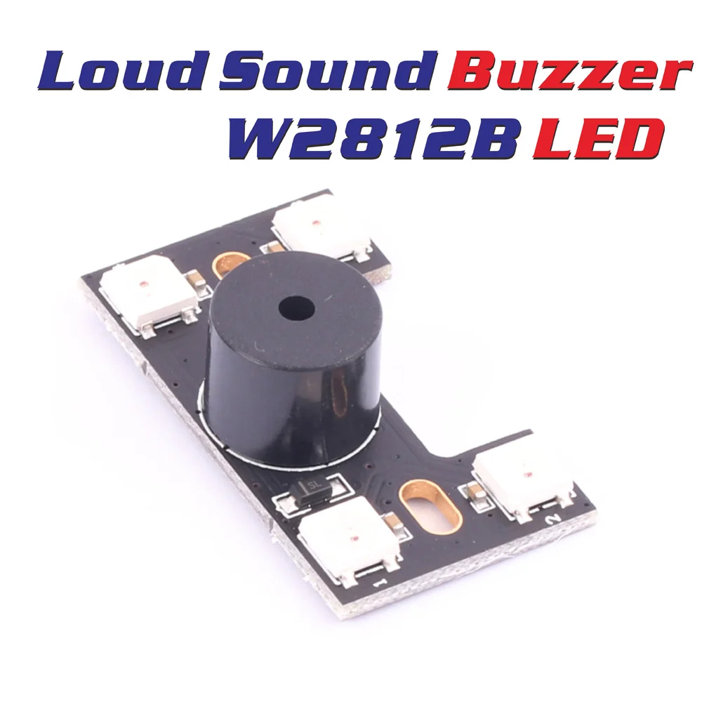 Flight Control BF BB Buzzer With Light Board Mini Loud Sound Buzzer With W2812B LED Spare Parts 5V for FPV RC Quadcopter
Flight Control BF BB Buzzer With Light Board Mini Loud Sound Buzzer With W2812B LED Spare Parts 5V for FPV RC Quadcopter